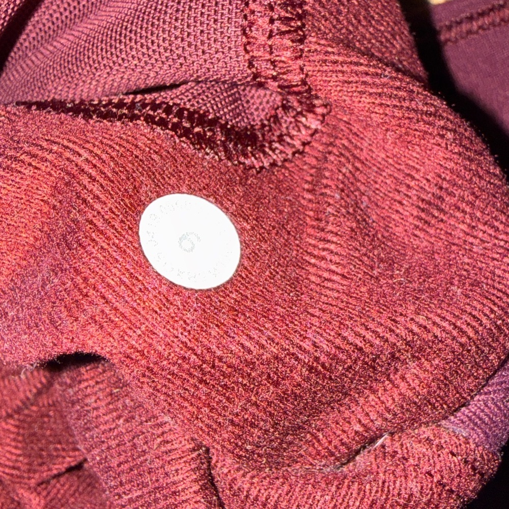 Lululemon Ready to Rulu Burgundy Jogger Pants - Picture 4 of 6